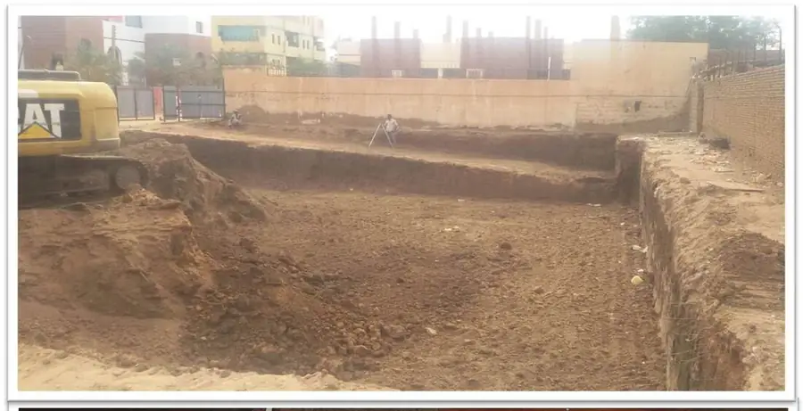 Basement excavation